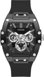 Guess Men's GW0G Series| Analog Trend Watch| Polycarbonate Case| Silicone Bracelet | 50M Water Resistance