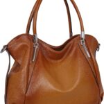 HESHE Leather Shoulder Purses for Women Tote Handbags Top Handle Bags Designer Satchel Handbag Ladies Hobo Bag Crossbody Bags