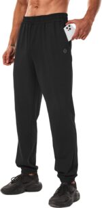 HOdo 34"/36" Long Inseam Tall Mens Joggers Cuffed Sweatpants Baggy Workout Pants Zipper Pockets - Image 2