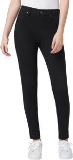 HUE Women's Leggings, Ultra Soft High Waist Denim Leggings for Women
