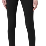 HUE Women's Wide Waistband Blackout Cotton Leggings, Assorted