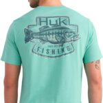 HUK Men's Kc Scott Original Fishing Artwork Graphic Pocket Tee Shirts, Short Sleeve Casual T-Shirts, Soft Cotton Blend