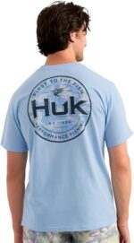 HUK Men's Short Sleeve Performance Tee, Fishing T-Shirt for Men