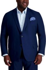 Haggar Mens Smart Wash with Repreve Classic Fit Flat Front Suit Separates Pant