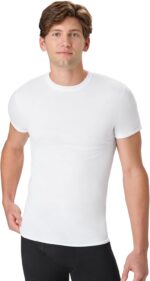 Hanes Men's Ultimate Undershirt ComfortBlend Slim Fit Tees for Men, Moisture-Wicking - Image 2
