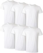 Hanes Men's Undershirt Packs, Stay-Tucked Soft Cotton Undershirts, Best Undershirts for Men, White/Black/Asstd Multipacks
