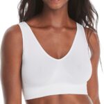 Hanes Women's Cozy Wireless Bra, Full-Coverage Pullover Bra, Seamless T-Shirt Bra