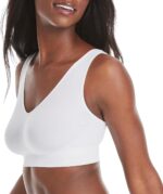 Hanes Women's Cozy Wireless Bra, Full-Coverage Pullover Bra, Seamless T-Shirt Bra - Image 2