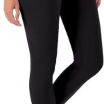 Hanes Womens Leggings Clothing, Moves 7/8 Soft Leggings with Pocket, Moisture Wicking Women's Clothing, Pants, 25" Inseam