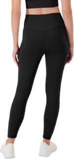 Hanes Womens Leggings Clothing, Moves 7/8 Soft Leggings with Pocket, Moisture Wicking Women's Clothing, Pants, 25" Inseam - Image 2