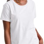 Hanes Women's Tri-Blend Relaxed Fit T-Shirt, Oversized Lightweight Tee, Available in Plus Size