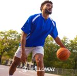 Holloway Clubhouse Short Sleeve Pullover Cage Jacket - Stretch Mesh, Quarter Zip, Low Profile Collar - Image 2