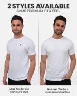 INTO THE AM Mens T Shirts Soft Cotton Blend Crew Neck Tee S - 4XL Athletic Fit Plain Casual T-Shirt for Men - Image 2
