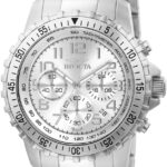 Invicta Men's 1326 Invicta II Chronograph Black Dial Two-Tone Stainless Steel Watch