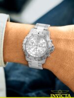 Invicta Men's 1326 Invicta II Chronograph Black Dial Two-Tone Stainless Steel Watch - Image 2