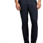 Izod Men's American Chino Flat Front Straight Fit Pant