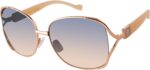 Jessica Simpson Oversized Square Sunglasses