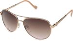 Jessica Simpson Women's Classic, Elegant, and Metal Aviator Pilot Sunglasses UV400 Protection