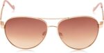 Jessica Simpson Women's Classic, Elegant, and Metal Aviator Pilot Sunglasses UV400 Protection - Image 2