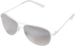 Jessica Simpson Women's J106 Iconic Metal Aviator Pilot Sunglasses with UV400 Protection