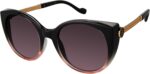 Jessica Simpson Womens J5012 Retro Cat Eye Sunglasses With Uv400 Protection