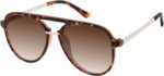 Jessica Simpson Women's Metal Aviator Pilot Sunglasses
