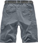 Jessie Kidden Mens Outdoor Casual Expandable Waist Lightweight Water Resistant Quick Dry Fishing Hiking Shorts - Image 2