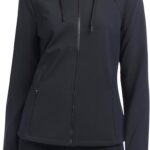 Jockey Women's After Class Fleece Lined Full Zip Hooded Yoga Jacket