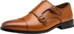 Jousen Dress Shoes for Men Monk Strap Loafers for Men
