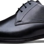 Jousen Men's Dress Shoes Leather Wingtip Formal Business Oxford Shoes Brogue Retro Derby Dress Shoes for Men