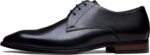 Jousen Men's Dress Shoes Leather Wingtip Formal Business Oxford Shoes Brogue Retro Derby Dress Shoes for Men