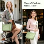 KOGTLA Crossbody Purses for Women with Adjustable Strap, Ladies Medium Vegan Leather Shoulder Bags, Hobo Handbags - Image 2