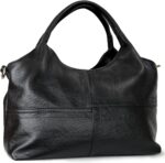 KOGTLA Medium Vegan Leather Purses for Women with Detachable Satchel Strap, Ladies Handbags, Tote Hobo Bags with Two-Handle
