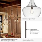 Kichler Everly Single Light Bell Pendant Light Fixture with Clear Glass in Chrome, Hanging Pendant Light for Kitchen Island or Dining Room (13.75" x 20.25"), 42046CH - Image 2