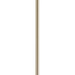 Kichler Laria 1-Light Pendant Light Fixture, Kitchen Island Hanging Light with Opal Glass in Champagne Bronze, Updated Traditional Style for Dining Room (14.5" x 10.5"), 52774CPZ