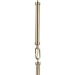 Kichler Marsailli 1-Light Medium Pendant Light Fixture with Clear Glass in Champagne Bronze, Updated Traditional Hanging Light for Kitchen Island, Dining Room (19" x 11.5"), 52661CPZCLR