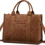 LOVEVOOK Purse for Women Leather Tote Bag Purse and Handbags, Satchel Shoulder Crossbody Top Handle Bags with Zipper