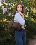 LOVEVOOK Swing Zip Shoulder Bag, Small Purses for Women Trendy Handbags, Mini Vintage Hobo Clutch Leather Tote - Image 2