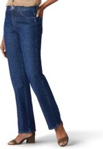 Lee Womens Lee Misses Relaxed Fit Straight Leg Jean