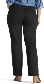 Lee Womens Plus Size Instantly Slims Classic Relaxed Fit Monroe Straight Leg Jean - Image 2
