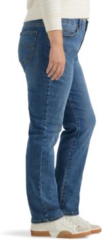 Lee Women's Plus Size Ultra Lux Comfort With Flex Motion Straight Leg Jeans - Image 2