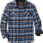 Legendary Whitetails Men's Plaid Flannel 100% Cotton Long Sleeve Shirt