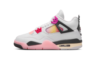 Big Kids' Air Jordan 4 "Comic" (SKU: IO2361-100). Photos via Nike.
