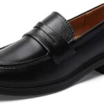 Loafers for Women Black Penny Loafer Business Casual Shoes Women's Loafers & Slip-Ons Ladies Flats Comfortable Dressy