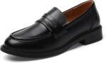 Loafers for Women Black Penny Loafer Business Casual Shoes Women's Loafers & Slip-Ons Ladies Flats Comfortable Dressy