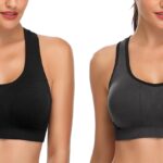MIRITY Women Racerback Sports Bras - High Impact Workout Gym Activewear Bra