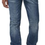 MZNBURAM Men's Stretch Regular Fit Straight-Leg Cotton Fashion Comfort Flex Waist Denim Pants Jeans