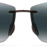 Maui Jim Polarized Men's and Women's Lighthouse Rimless Sunglasses