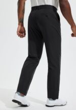 Men's Golf Pants 30"/32"/34" Lightweight Stretch Work Dress Office Travel Slacks Business Casual Trousers - Image 2