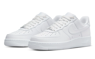 Men's Nike Air Force 1 '07 "Triple White" (SKU: CW2288-111). Photo via Nike.